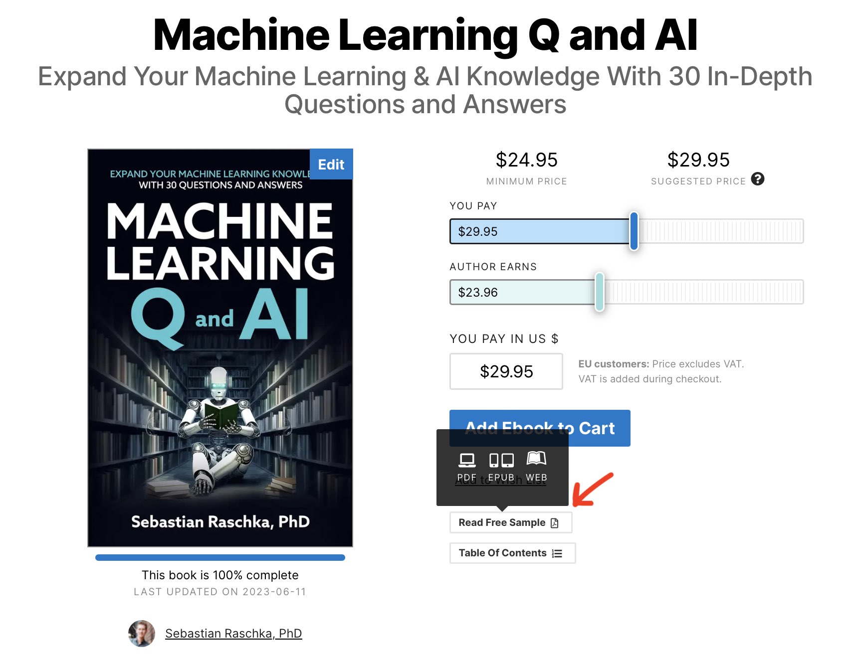 Machine Learning Q and AI Sample