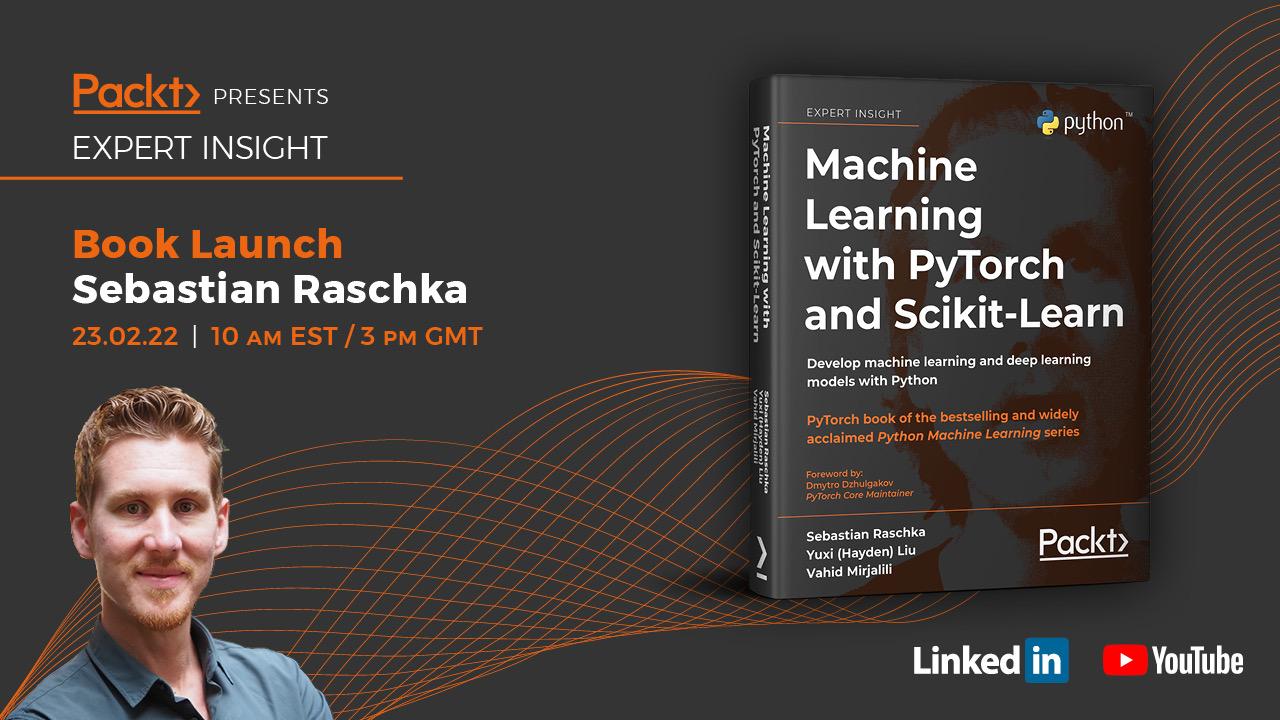 Machine Learning with PyTorch and Scikit-Learn live event
