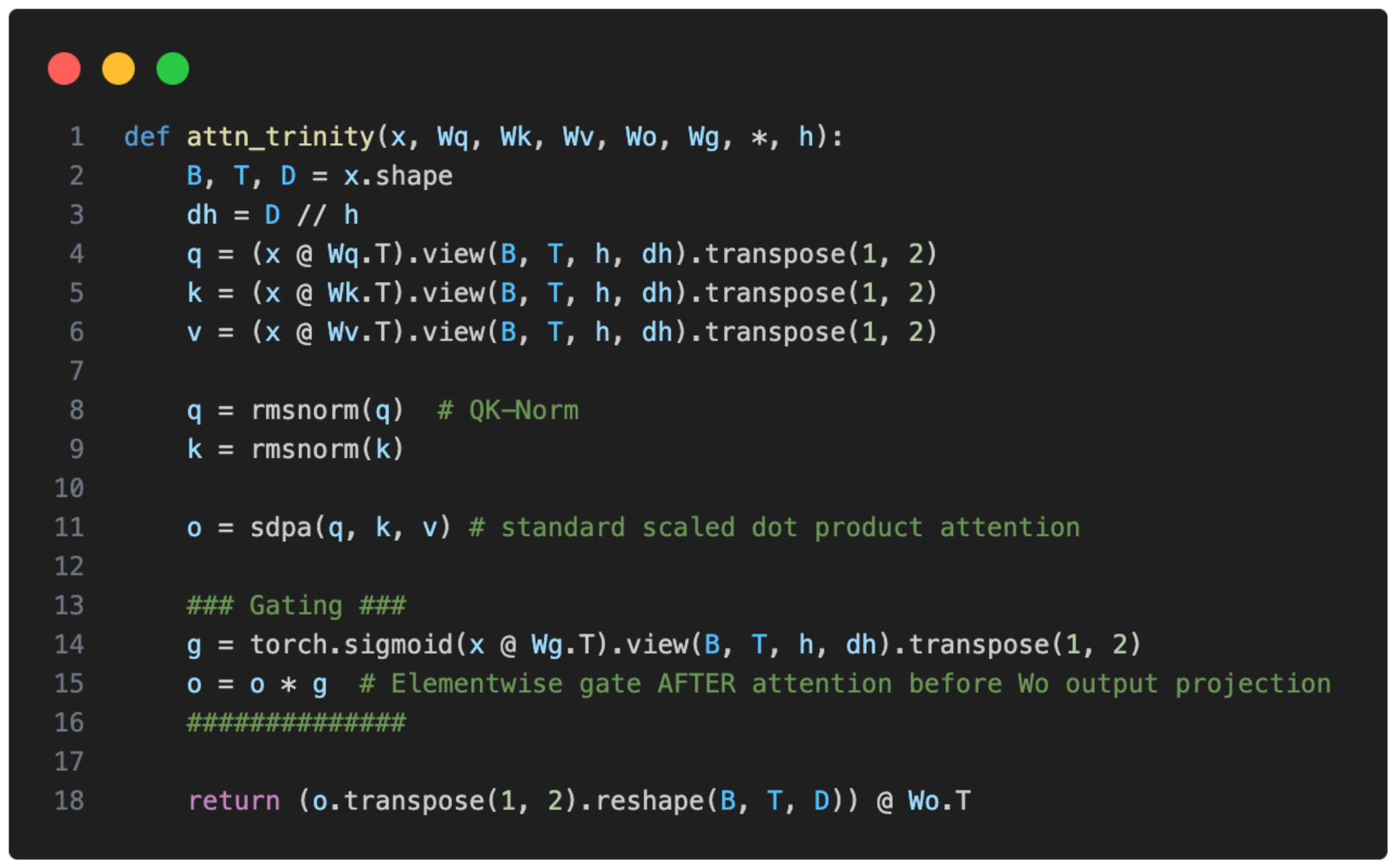 Gated Attention figure